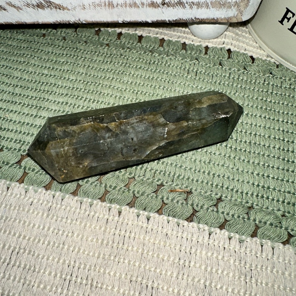 Labradorite Double Crystal Point